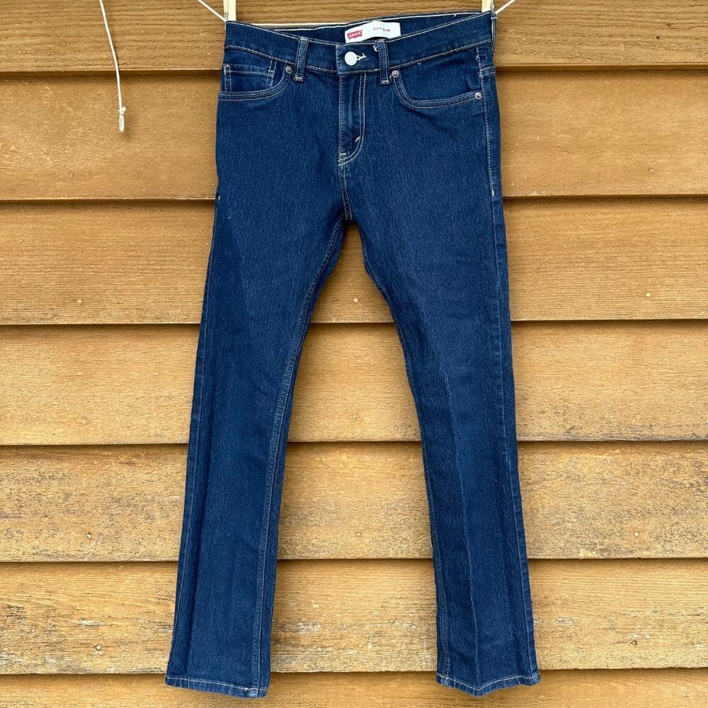 Levi’s 511 Kids Boys Denim Slim Dark Blue Jeans